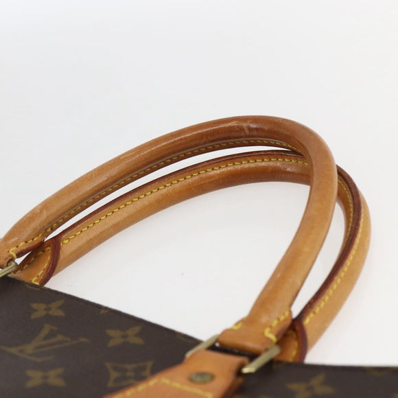 LOUIS VUITTON Monogram Sac Plat Hand Bag M51140 LV Auth 161376