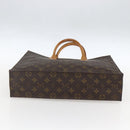 LOUIS VUITTON Monogram Sac Plat Hand Bag M51140 LV Auth 161376-5