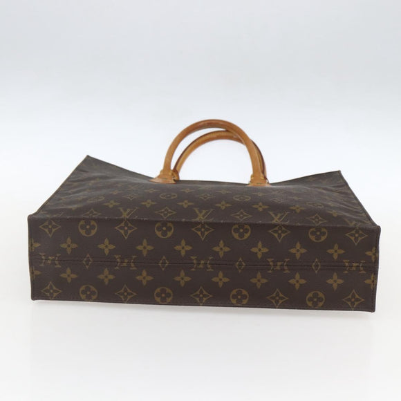LOUIS VUITTON Monogram Sac Plat Hand Bag M51140 LV Auth 161376