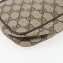 GUCCI GG Supreme Shoulder Bag PVC Beige Gold 97 02 068 Auth 161385-15