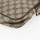 GUCCI GG Supreme Shoulder Bag PVC Beige Gold 97 02 068 Auth 161385-16
