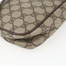 GUCCI GG Supreme Shoulder Bag PVC Beige Gold 97 02 068 Auth 161385-17