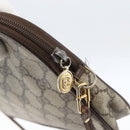 GUCCI GG Supreme Shoulder Bag PVC Beige Gold 97 02 068 Auth 161385-9