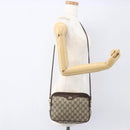 GUCCI GG Supreme Shoulder Bag PVC Beige Gold 97 02 068 Auth 161385-21