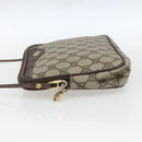 GUCCI GG Supreme Shoulder Bag PVC Beige Gold 97 02 068 Auth 161385-3