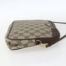 GUCCI GG Supreme Shoulder Bag PVC Beige Gold 97 02 068 Auth 161385-4