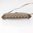 GUCCI GG Supreme Web Sherry Line Shoulder Bag PVC Beige 89 02 026 Auth 161386-5