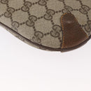 GUCCI GG Supreme Web Sherry Line Shoulder Bag PVC Beige 89 02 026 Auth 161386-17