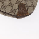 GUCCI GG Supreme Web Sherry Line Shoulder Bag PVC Beige 89 02 026 Auth 161386-18