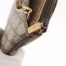 GUCCI GG Supreme Web Sherry Line Shoulder Bag PVC Beige 89 02 026 Auth 161386-9