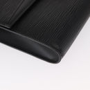 LOUIS VUITTON Epi Pochette Arche Shoulder Bag Black Noir M52572 LV Auth 161398-9