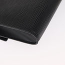 LOUIS VUITTON Epi Pochette Arche Shoulder Bag Black Noir M52572 LV Auth 161398-15