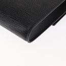 LOUIS VUITTON Epi Pochette Arche Shoulder Bag Black Noir M52572 LV Auth 161398-16