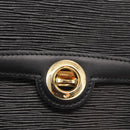 LOUIS VUITTON Epi Pochette Arche Shoulder Bag Black Noir M52572 LV Auth 161398-17