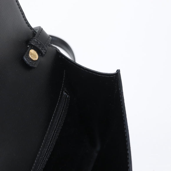 LOUIS VUITTON Epi Pochette Arche Shoulder Bag Black Noir M52572 LV Auth 161398