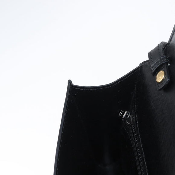 LOUIS VUITTON Epi Pochette Arche Shoulder Bag Black Noir M52572 LV Auth 161398
