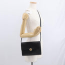 LOUIS VUITTON Epi Pochette Arche Shoulder Bag Black Noir M52572 LV Auth 161398-23
