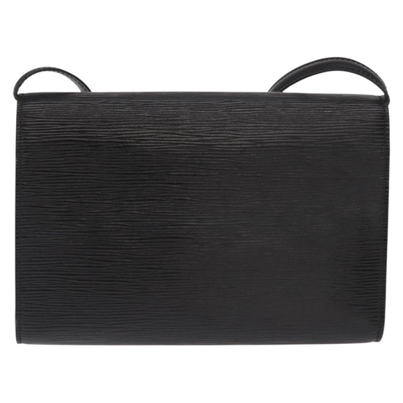 LOUIS VUITTON Epi Pochette Arche Shoulder Bag Black Noir M52572 LV Auth 161398