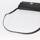LOUIS VUITTON Epi Pochette Arche Shoulder Bag Black Noir M52572 LV Auth 161398-7