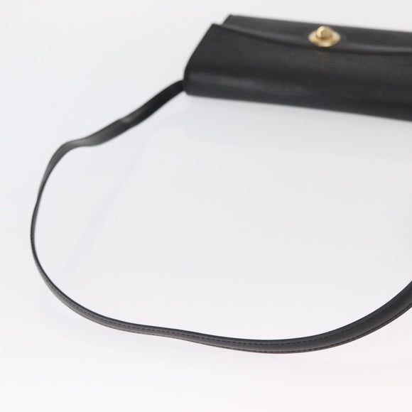 LOUIS VUITTON Epi Pochette Arche Shoulder Bag Black Noir M52572 LV Auth 161398