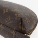 LOUIS VUITTON Monogram Trousse Demi Ronde Cosmetic Pouch M47520 LV Auth 161399-10