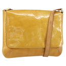 LOUIS VUITTON Monogram Vernis Thompson Street Bag Beige M91301 LV Auth 161400-1