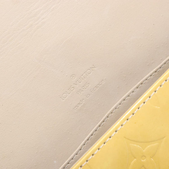 LOUIS VUITTON Monogram Vernis Thompson Street Bag Beige M91301 LV Auth 161400