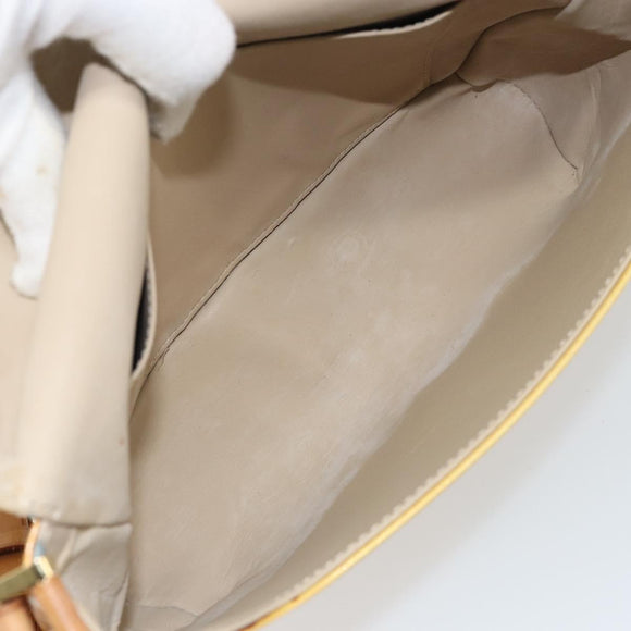 LOUIS VUITTON Monogram Vernis Thompson Street Bag Beige M91301 LV Auth 161400