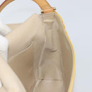 LOUIS VUITTON Monogram Vernis Thompson Street Bag Beige M91301 LV Auth 161400-19