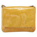 LOUIS VUITTON Monogram Vernis Thompson Street Bag Beige M91301 LV Auth 161400-13