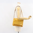 LOUIS VUITTON Monogram Vernis Thompson Street Bag Beige M91301 LV Auth 161400-22