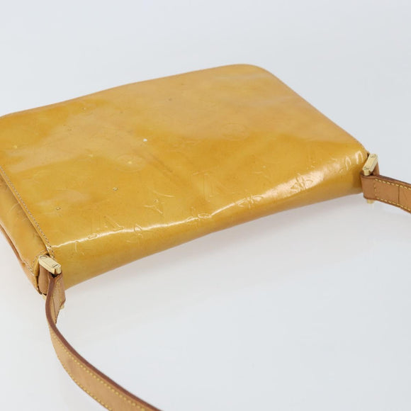 LOUIS VUITTON Monogram Vernis Thompson Street Bag Beige M91301 LV Auth 161400