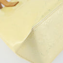 LOUIS VUITTON Monogram Vernis Reade PM Hand Bag Perle M91336 LV Auth 161401-9
