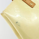 LOUIS VUITTON Monogram Vernis Reade PM Hand Bag Perle M91336 LV Auth 161401-10