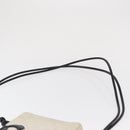 CHANEL Cambon Line Matelasse Umhängetasche Leder Schwarz Silber CC Auth 161402A-14