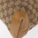 GUCCI GG Canvas Sherry Line Tote Bag Beige 019 0402 1705 Auth 161406-17