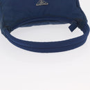 PRADA Hand Bag Nylon Blue Silver Auth 161409-7