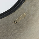 GUCCI Shoulder Bag Canvas Gray Gold 001 4204 Auth 161417-17