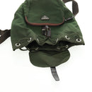 PRADA Backpack Nylon Green Silver Auth 161420-23