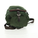 PRADA Backpack Nylon Green Silver Auth 161420-6