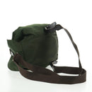 PRADA Backpack Nylon Green Silver Auth 161420-7