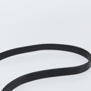 CELINE Horse Carriage Shoulder Bag Leather Black Gold Auth 161421-14