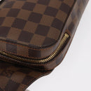 LOUIS VUITTON Damier Ebene Geronimos Shoulder Bag N51994 LV Auth 161424-11