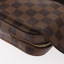 LOUIS VUITTON Damier Ebene Geronimos Shoulder Bag N51994 LV Auth 161424-14