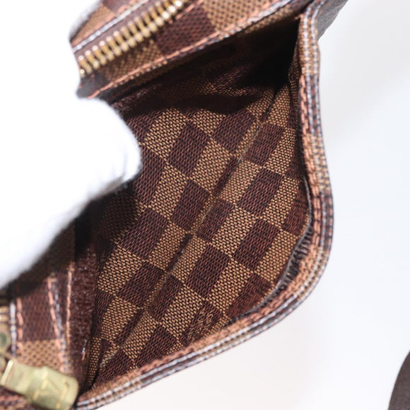 LOUIS VUITTON Damier Ebene Geronimos Shoulder Bag N51994 LV Auth 161424