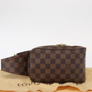 LOUIS VUITTON Damier Ebene Geronimos Shoulder Bag N51994 LV Auth 161424-24