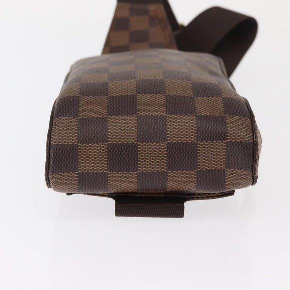 LOUIS VUITTON Damier Ebene Geronimos Shoulder Bag N51994 LV Auth 161424