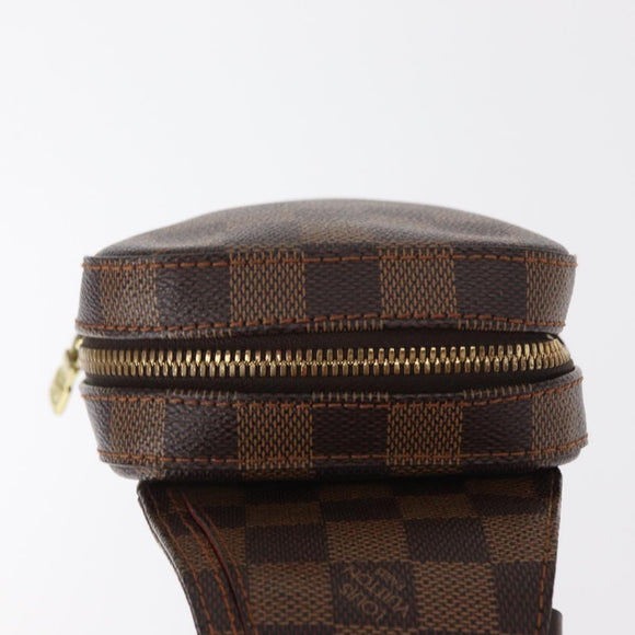 LOUIS VUITTON Damier Ebene Geronimos Shoulder Bag N51994 LV Auth 161424