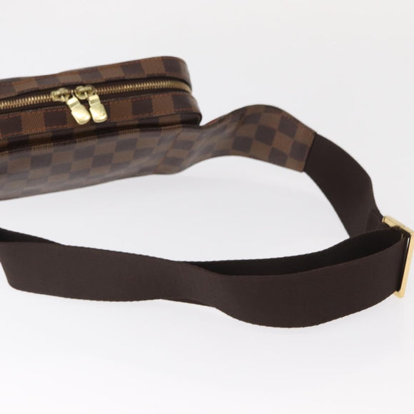 LOUIS VUITTON Damier Ebene Geronimos Shoulder Bag N51994 LV Auth 161424