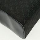 LOEWE Hand Bag Canvas Black Gold Auth 161425V-16